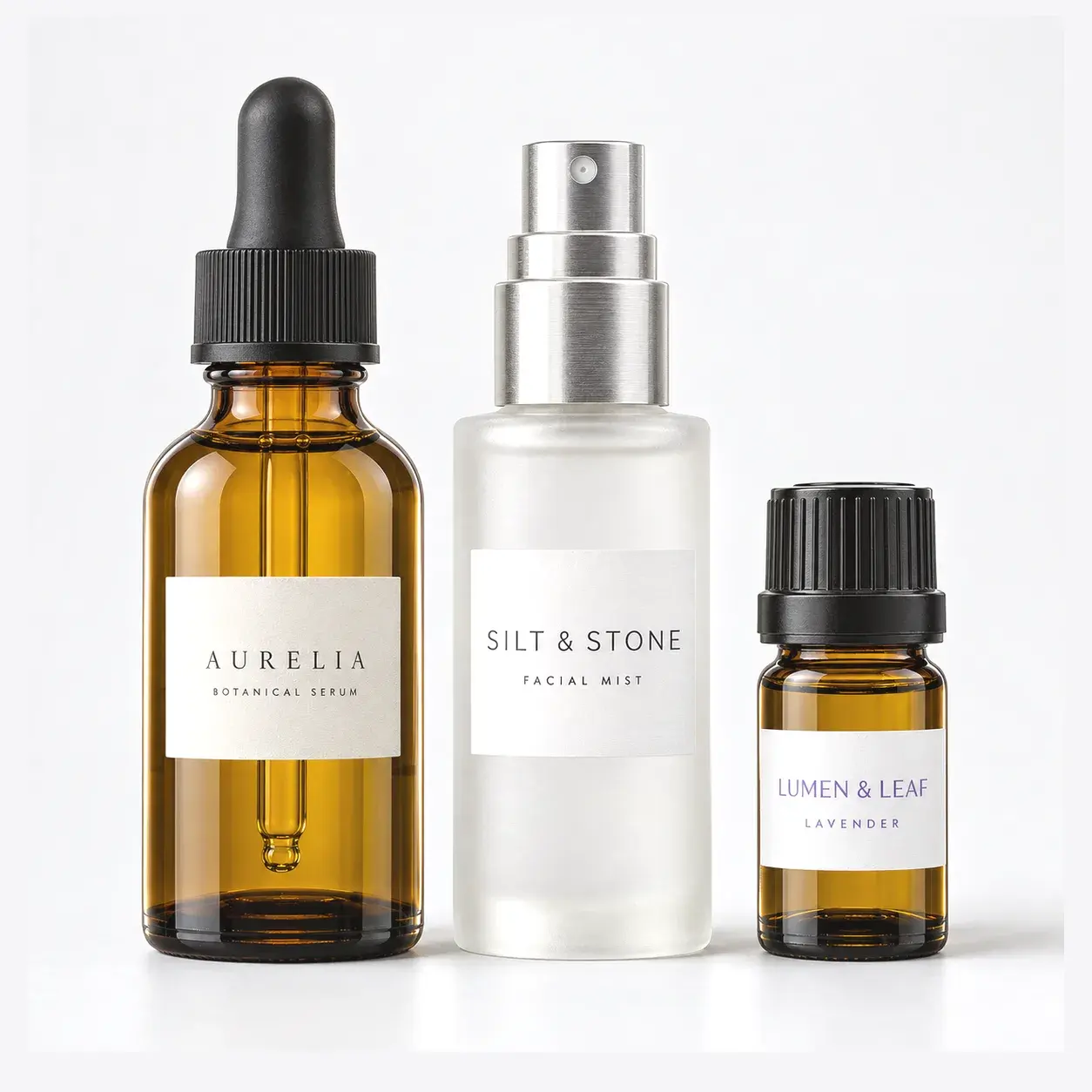 Cosmetic & Essential Oil Bottles product family
