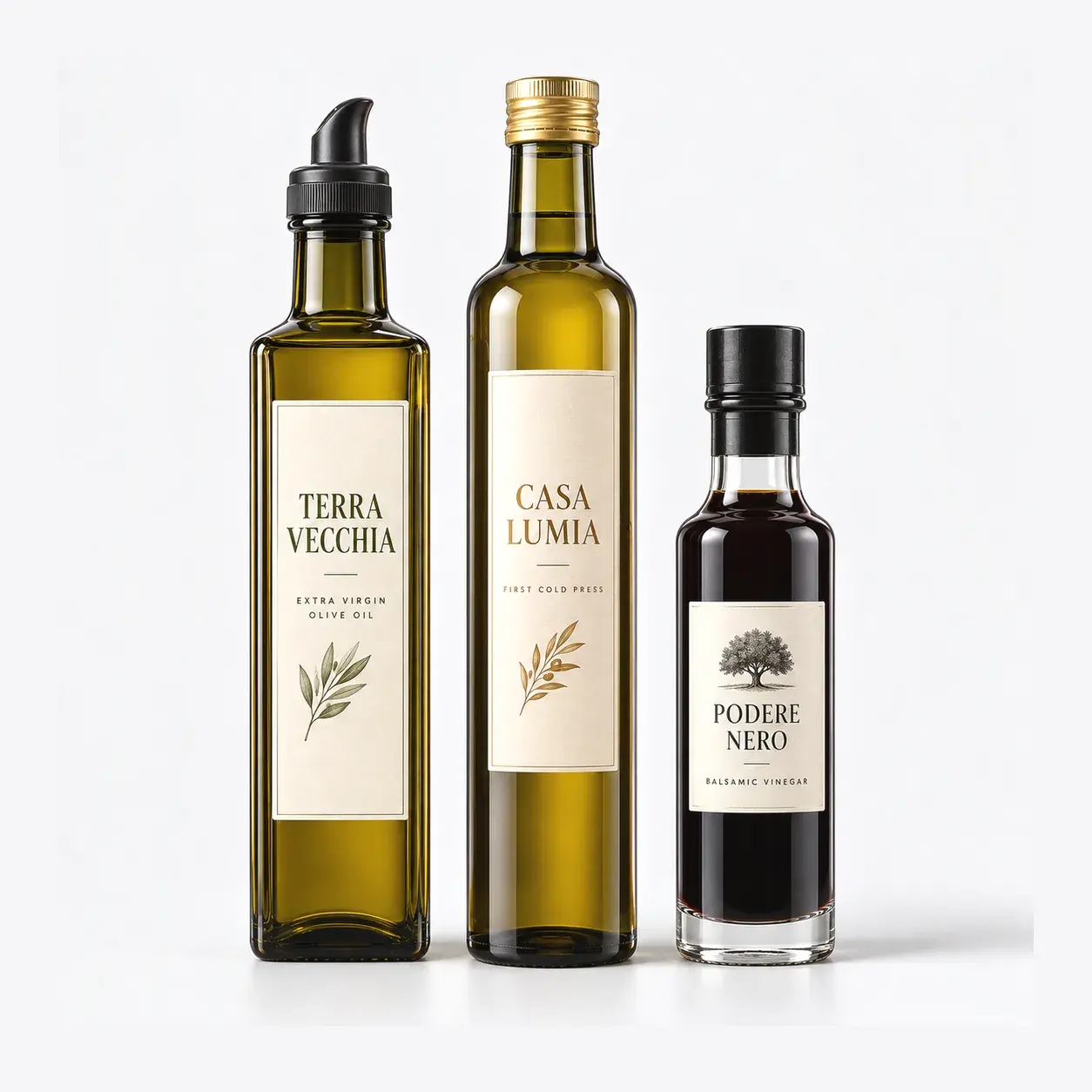Olive Oil Glass Bottles product family