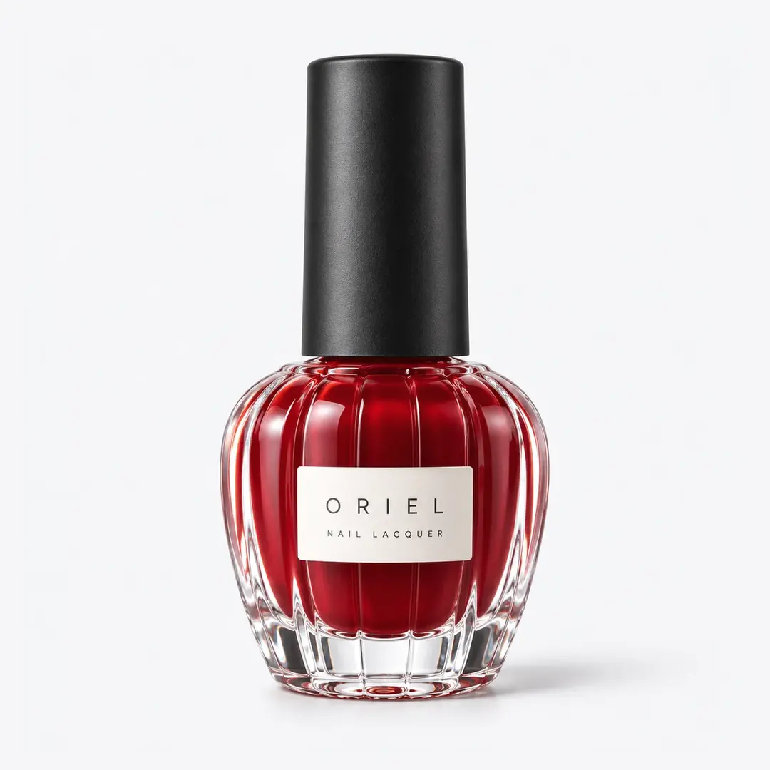 8ml Unique Small Empty Crystal Glass Nail Polish Bottle