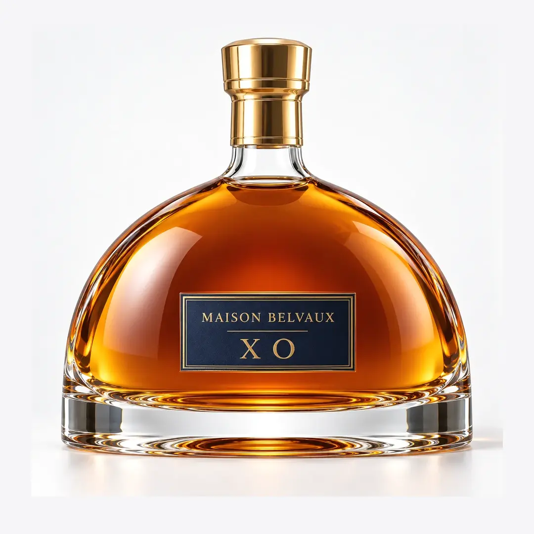 XO-Tier Brandy Presentation Bottle with Heavy Base