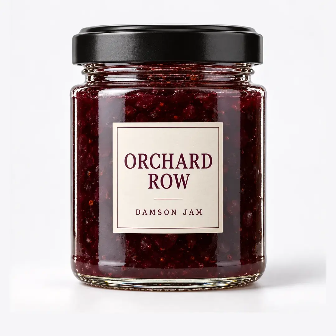 Small Straight-Sided Glass Jar with Twist-Off Cap