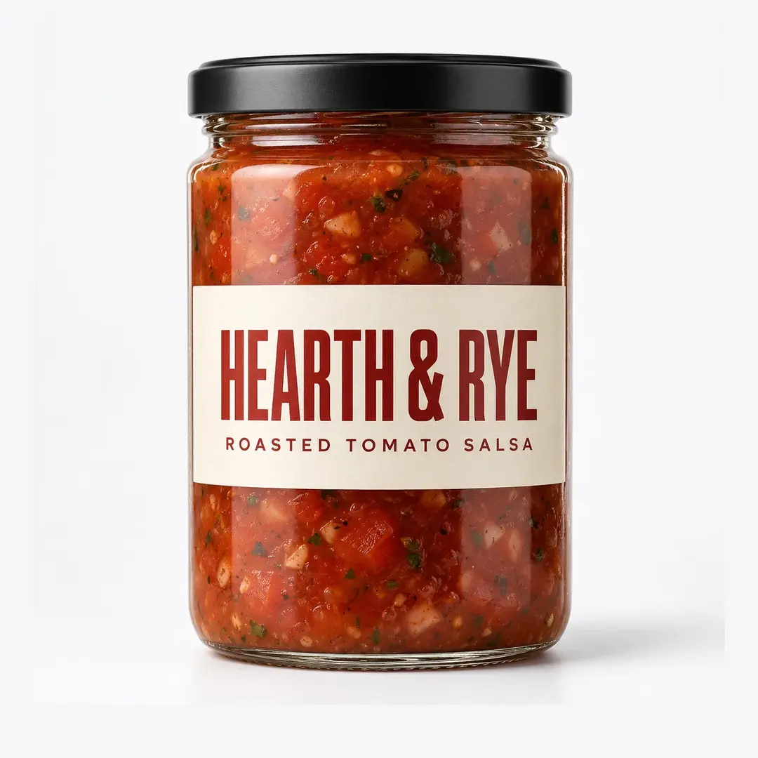 630ml Straight-Sided Glass Jar for Jams & Sauces