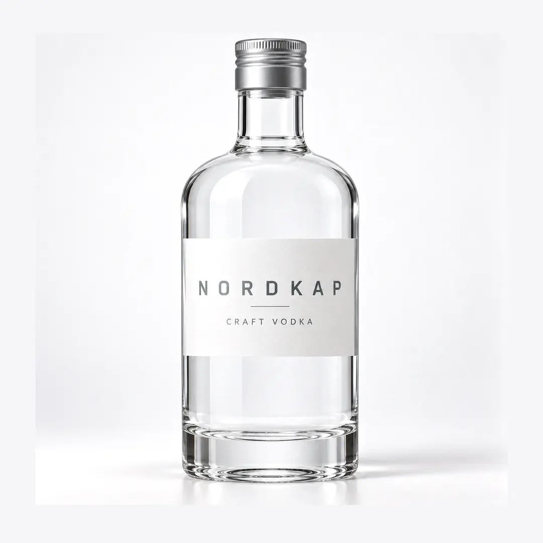 Round Screw-Cap Spirit Bottle for High-Speed Filling Lines