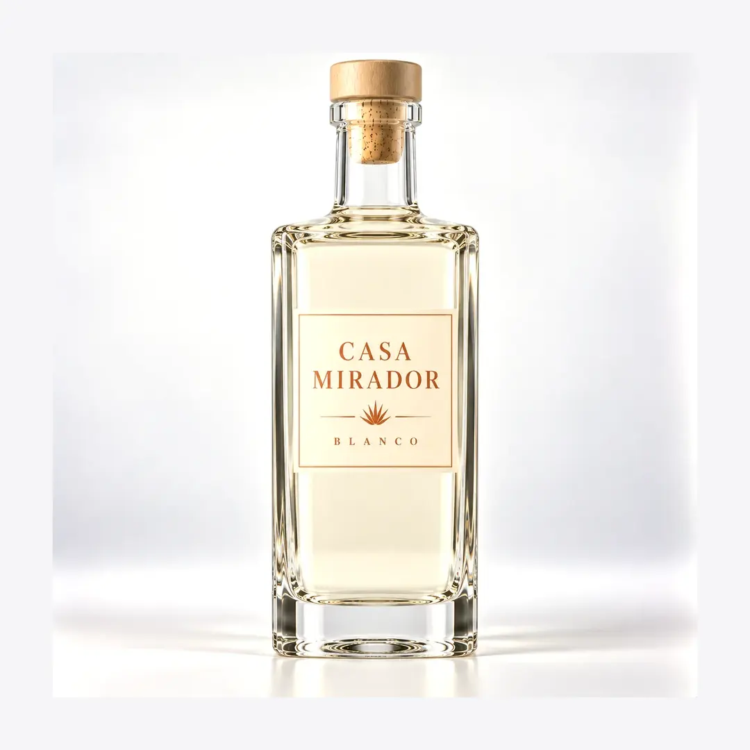 520ml Custom Liquor Glass Bottle