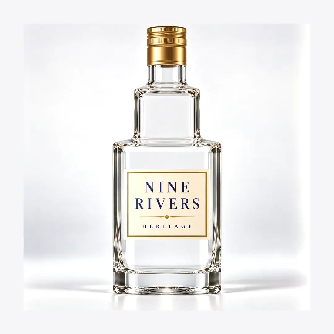 600ml Custom Liquor Glass Bottle