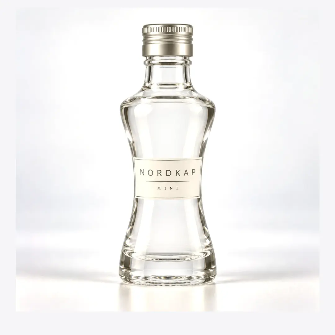 50ml Crystal Glass Bottle for Vodka Whiskey Alcohol Spirits