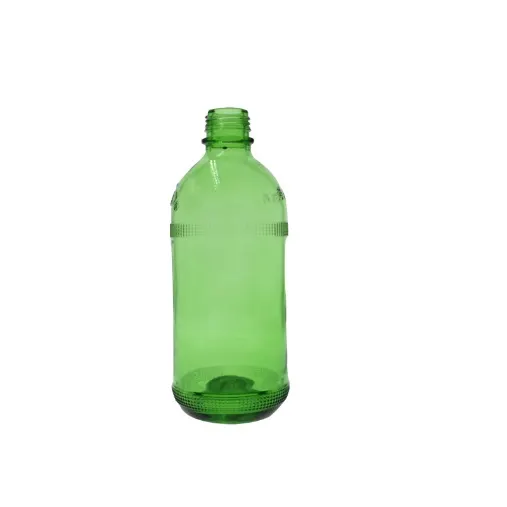 Botellas de vidrio de cuello corto para té helado y bebidas listas para beber