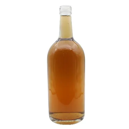 Bouteille en verre pour vodka, finition premium