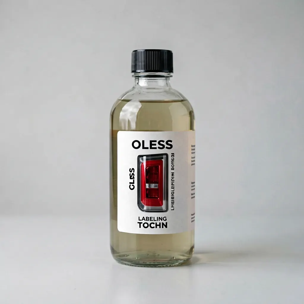 Decorated glass bottle samples before production
