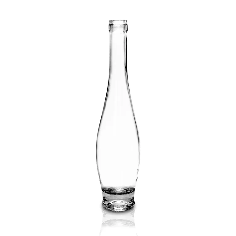 Frosted novelty-shaped premium glass bottle model FS10 for custom tequila and gift spirits packaging