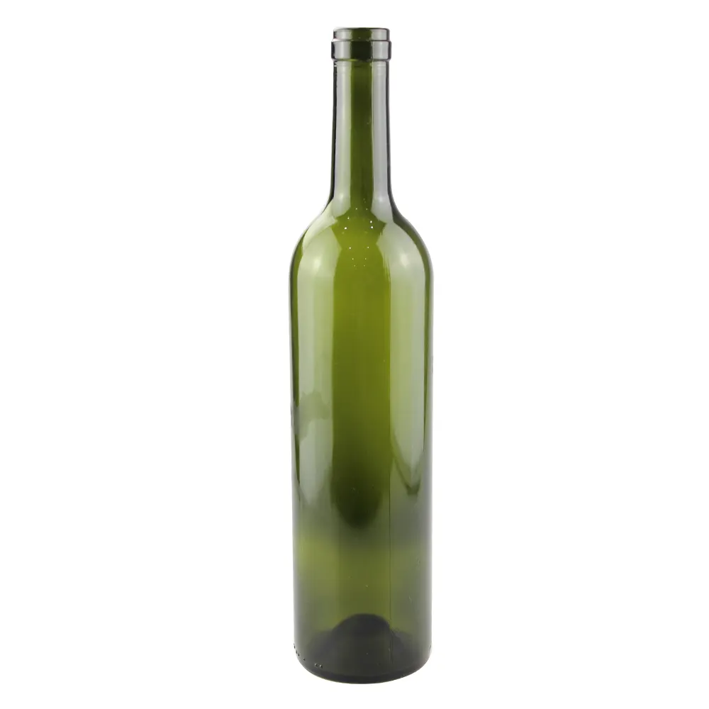 750ml glass spirits bottle model 167 with 18.5mm cork finish for bar-top gin closures