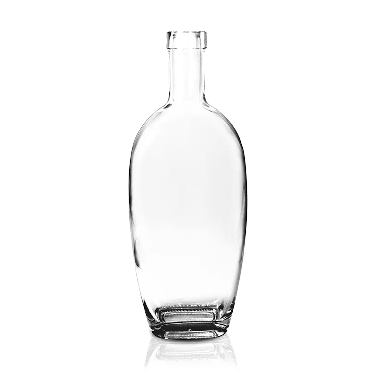 Flacon en verre pour saké haut de gamme avec capsule opaque