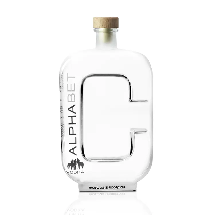 Botellas de vidrio cilíndricas para refrescos asiáticos con gas listas para paletizar