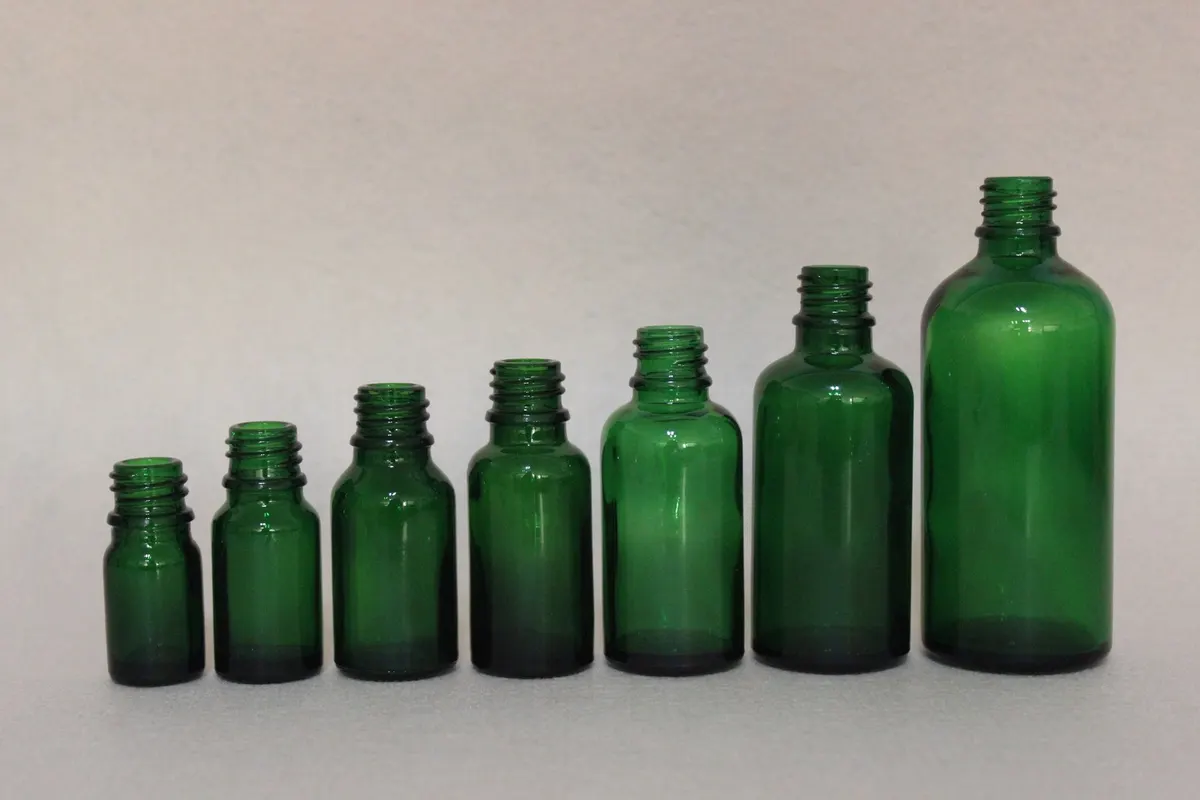 child resistant glass bottles - product range available for bulk orders