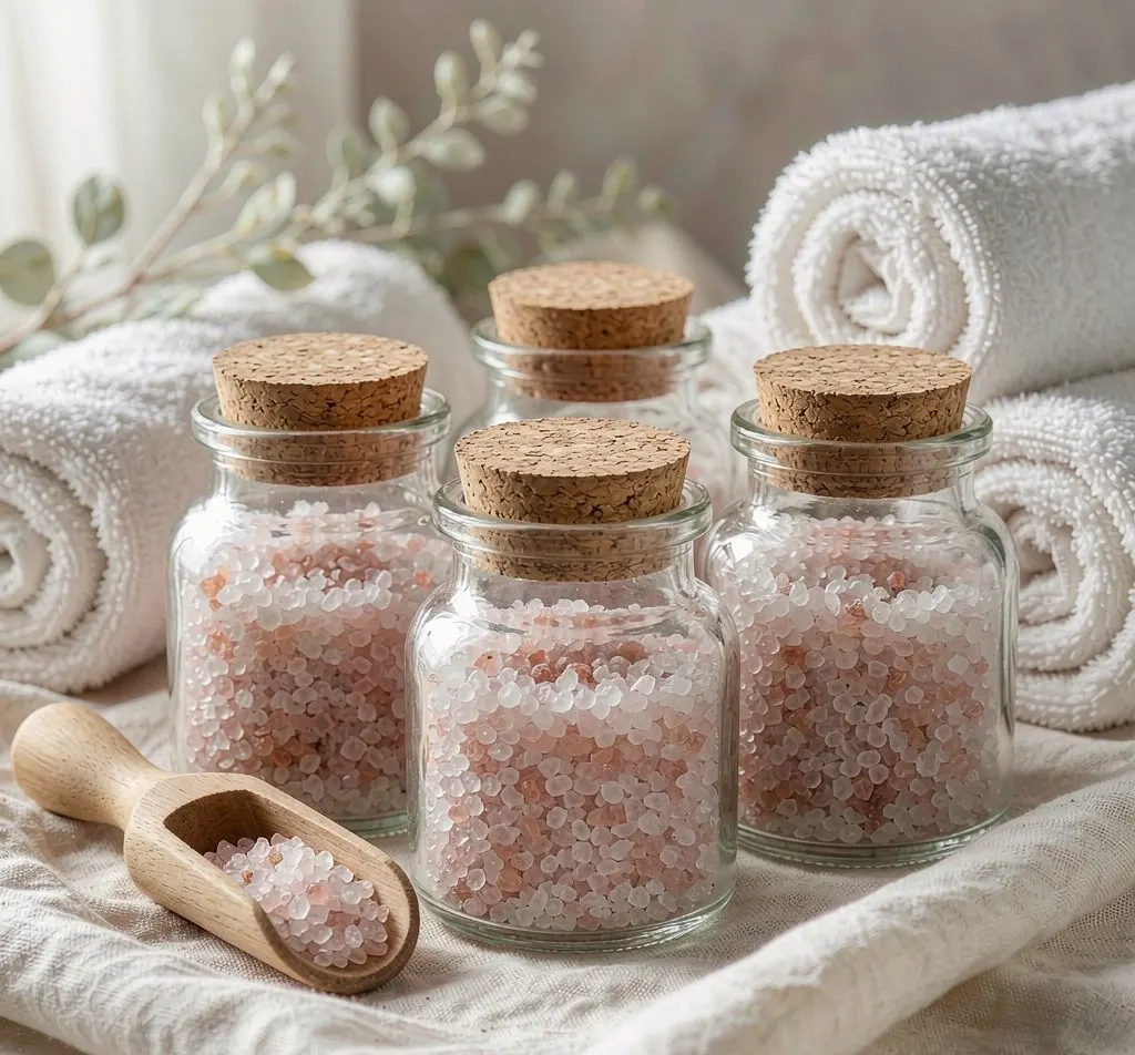 Frascos de vidrio de pequeño formato para aceites y sérums de cosmética natural