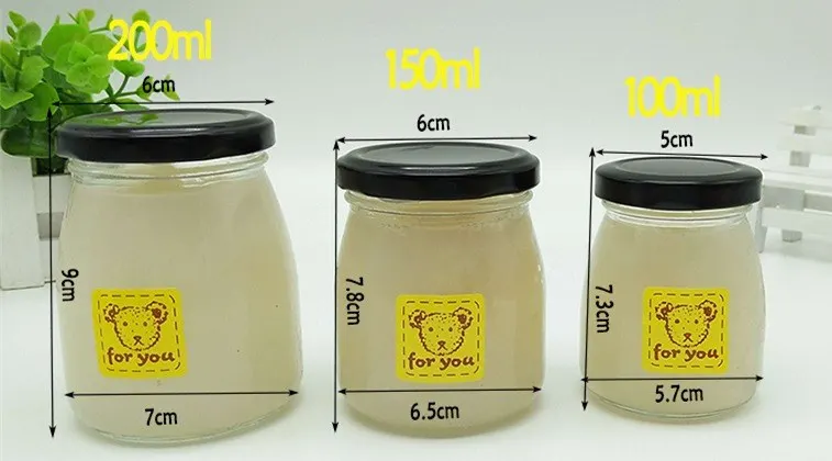 mini jam jars with matched closures ready for filling lines