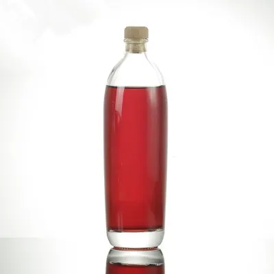 Botellas de ginebra y vodka de vidrio preparadas para exportación al por mayor