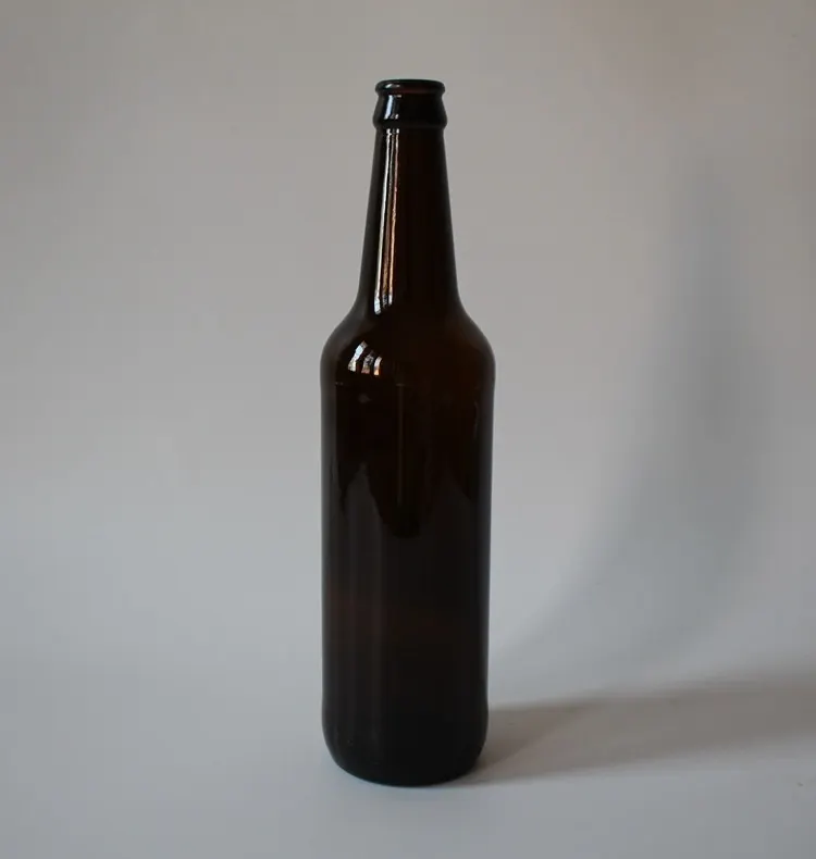 Beer Glass Bottle - real photo of beer glass bottles from factory