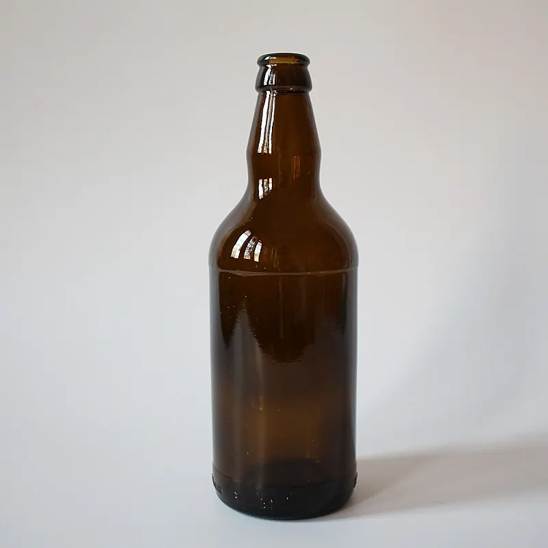 Beer Glass Bottle - real photo of beer glass bottles from factory