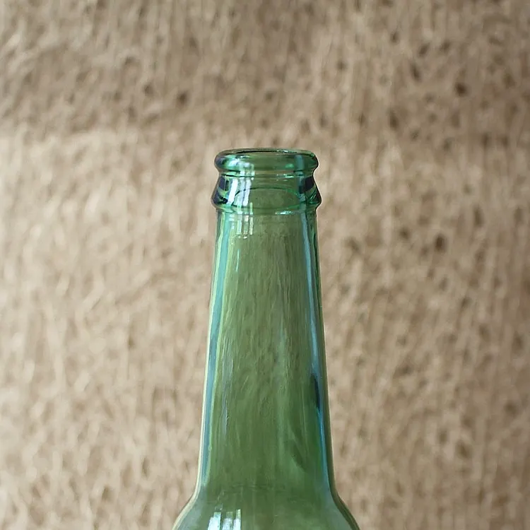 Beer Glass Bottle - real photo of beer glass bottles from factory