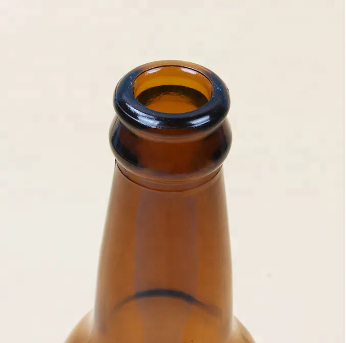 Beer Glass Bottle - real photo of beer glass bottles from factory