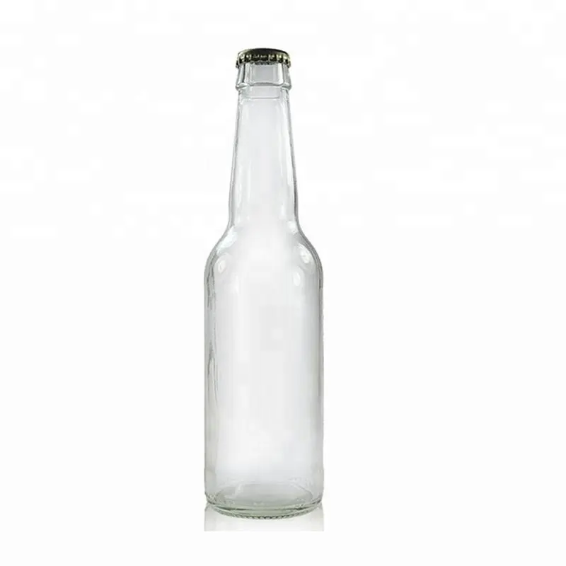 Beer Glass Bottle - real photo of beer glass bottles from factory