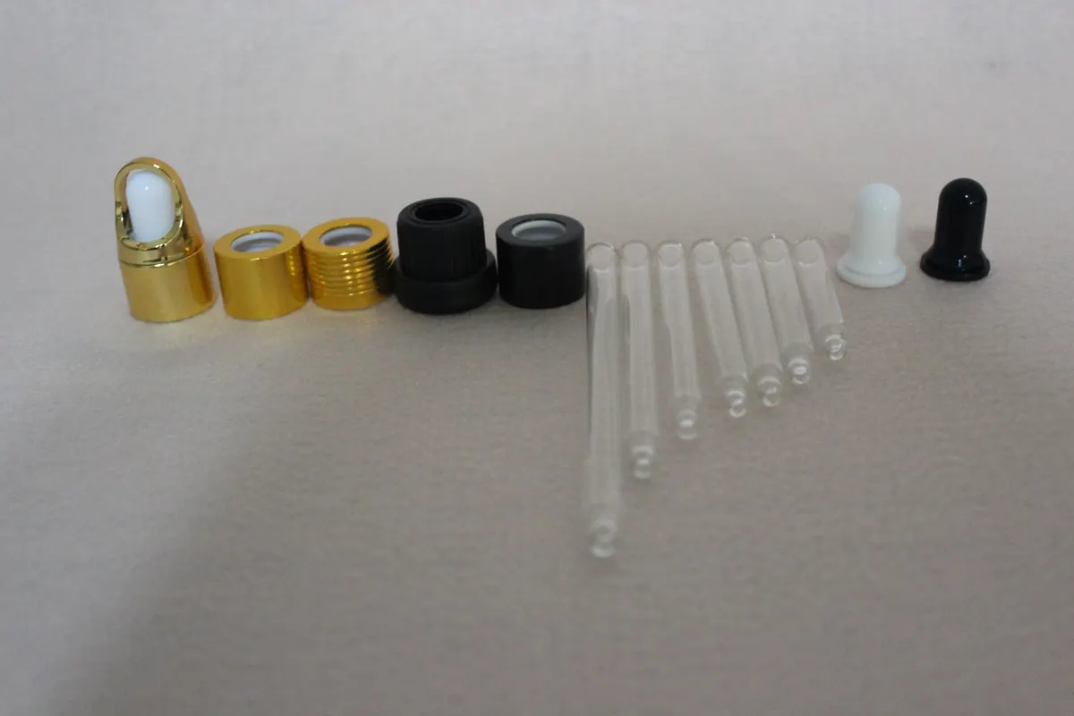 Glass essential oil bottles from the factory production line