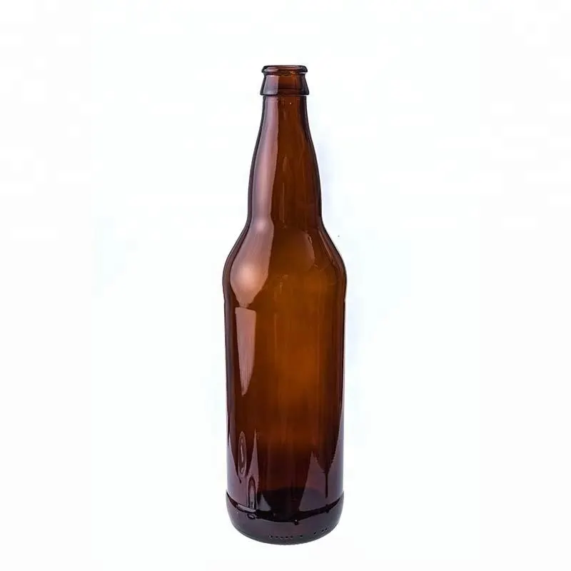 Beer Glass Bottle - real photo of beer glass bottles from factory