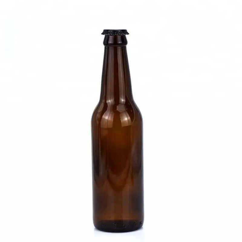 Beer Glass Bottle - real photo of beer glass bottles from factory
