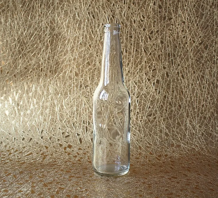 Beer Glass Bottle - real photo of beer glass bottles from factory