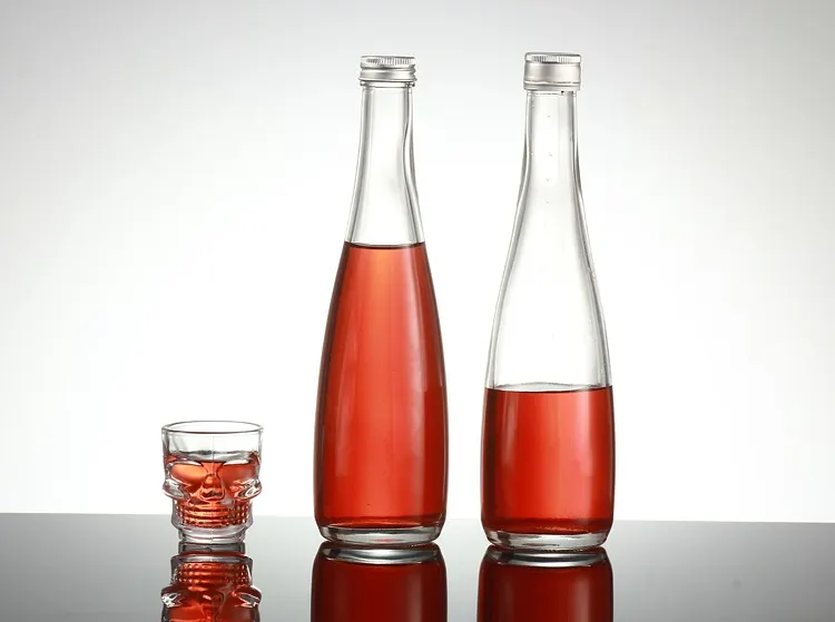 LIQUOR BOTTLE - real photo of beer glass bottles from factory