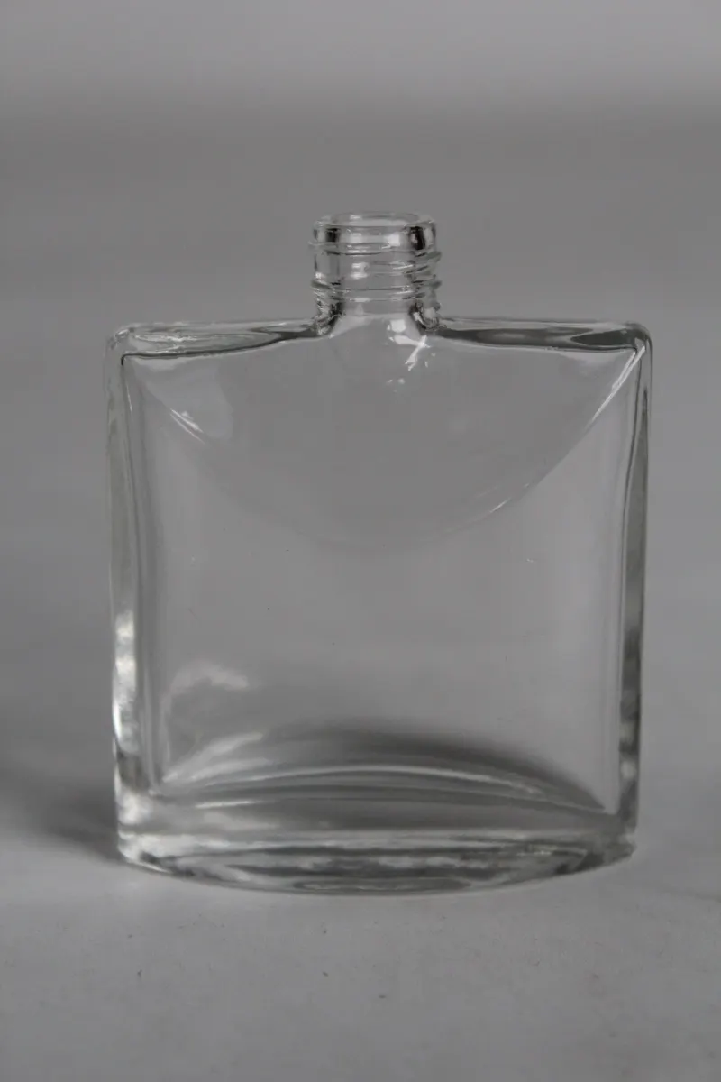square perfume bottles with matched closures ready for filling lines