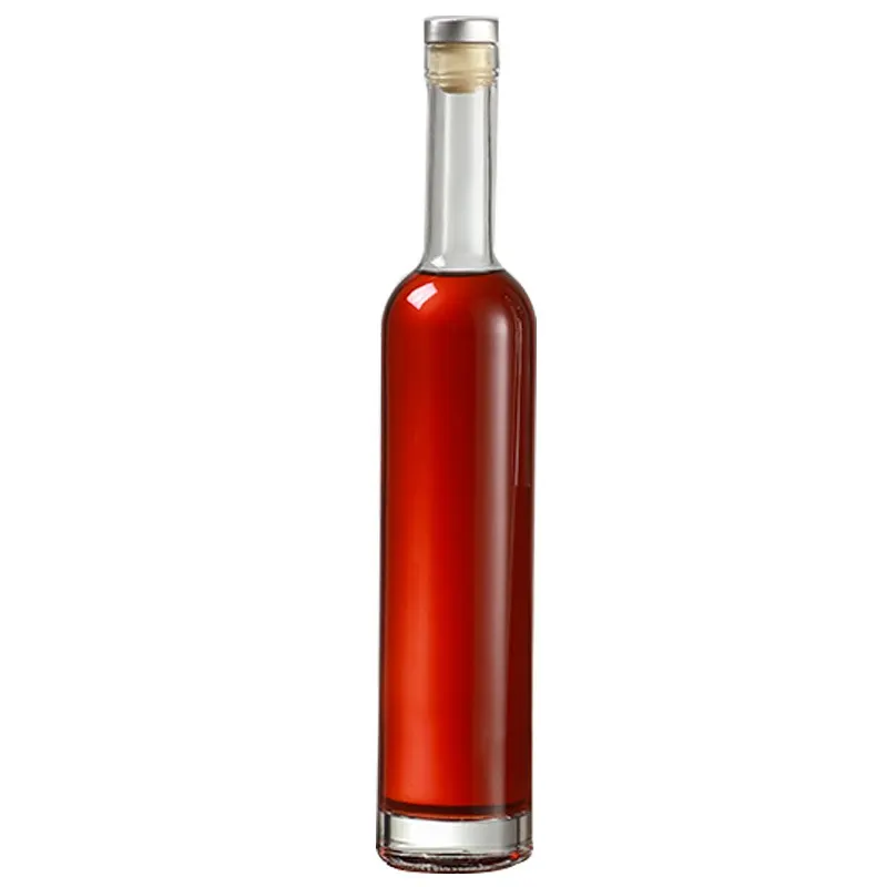 Comparison of extra flint, amber, and smoked glass whiskey bottles