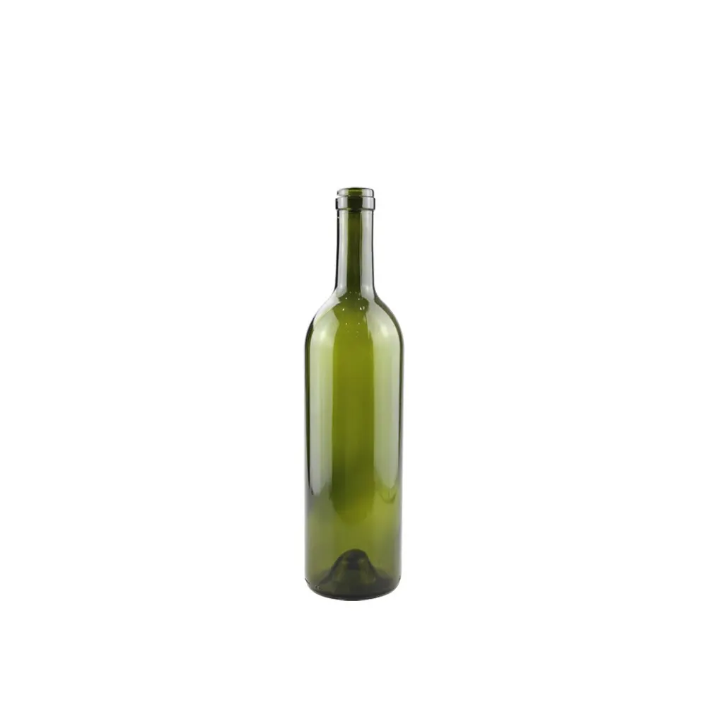 custom wine bottle labels - glass quality inspection and export packing