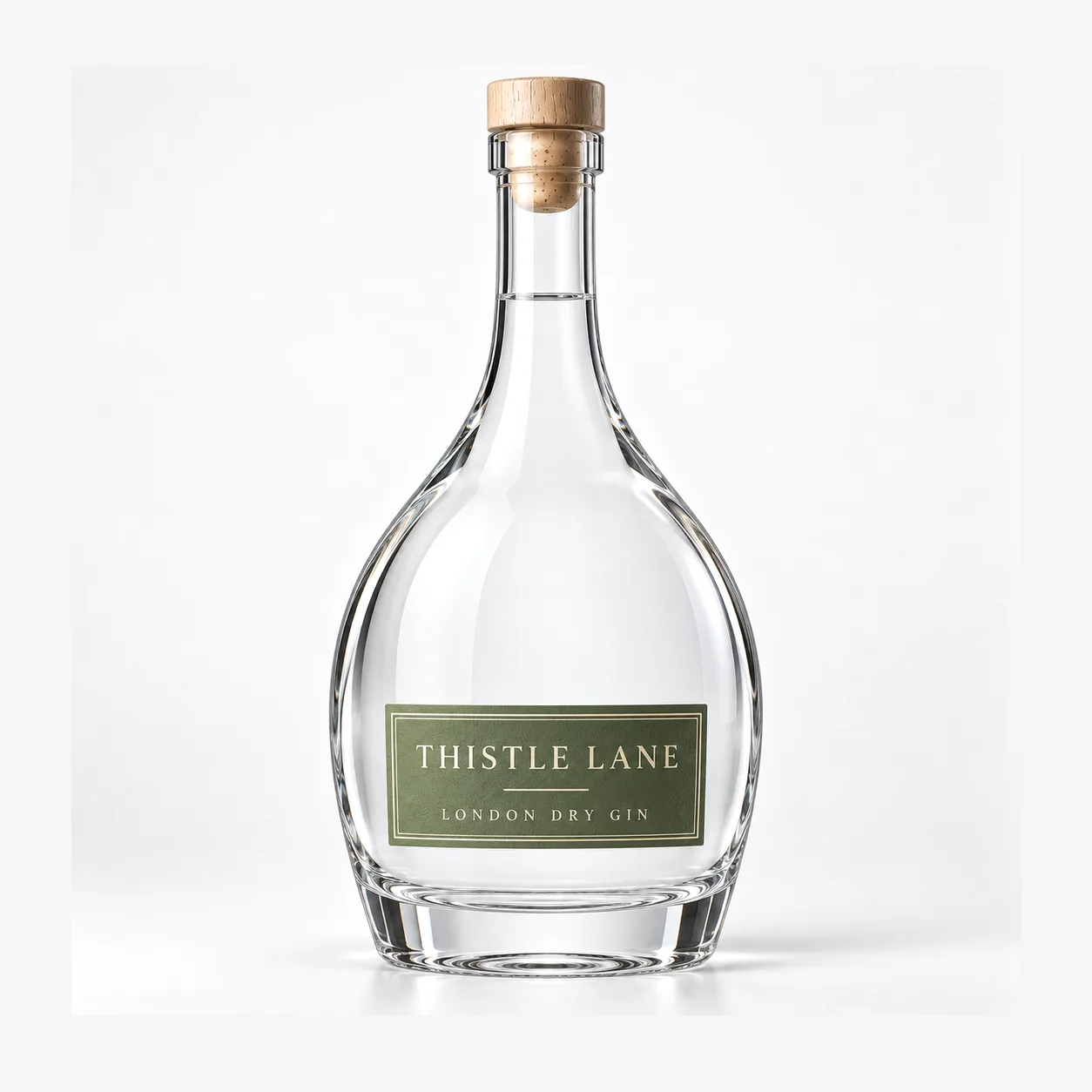Custom liquor glass bottle reference showing premium glass clarity for Asian spirits bottle programs