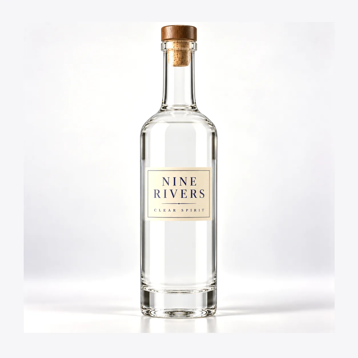 Round liquor glass bottle design reference for craft spirits and limited-edition bottlings